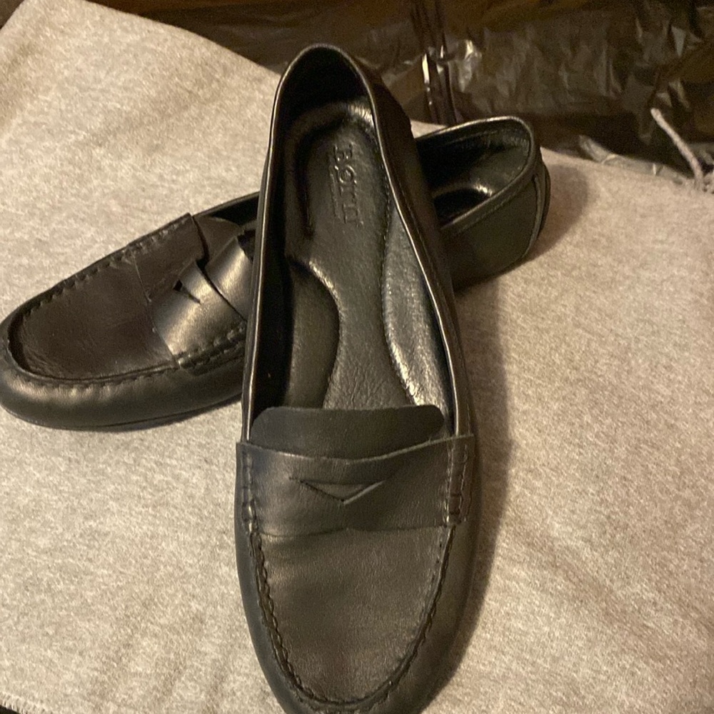 Born Leather Penny Loafer Moccasins - like new